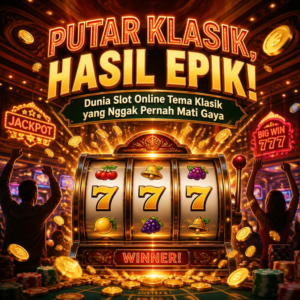 Putar Klasik, Hasil Epik: Dunia Slot Online Tema Klasik yang Nggak Pernah Mati Gaya