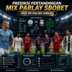 Prediksi Pertandingan Mix Parlay SBOBET Hari Ini Paling Diburu, Analisa Laga Populer yang Jadi Sorotan